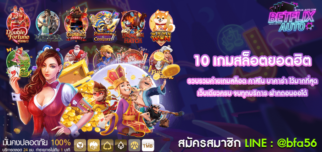 10 เกมสล็อตยอดฮิต